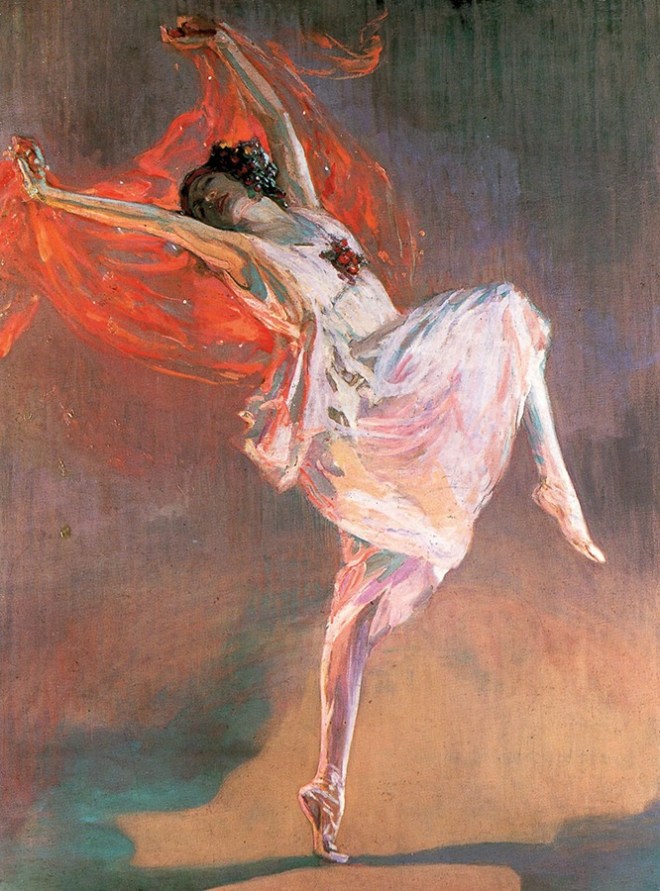 Ravenous Butterflies 17 hrs · “Freeing yourself was one thing, claiming ownership of that freed self was another.” Toni Morrison Sir John Lavery - Anna Pavlova as a Bacchante, 1911