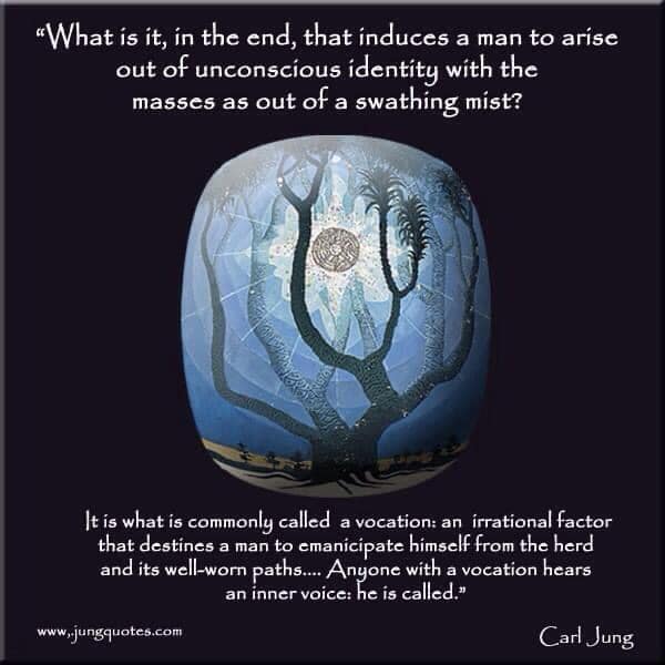 Psyche's Call with Donna May Page Liked · 6 hrs · Carl Jung